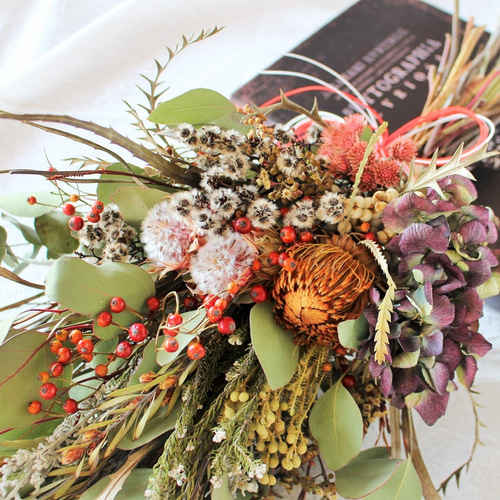 Sale!稲穂のスワッグ☆お正月飾り ドライフラワー L'atelier Cherie