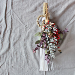 Sale!スワッグになる！南天の実のお正月飾り☆水引タイプ しめ縄