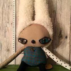 テディベア 刺繍 ミナペルホネンハギレを使ったハンドメイド