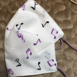 3枚セット　小学校高学年　さらし立体マスク　ガールズc 3枚目の画像