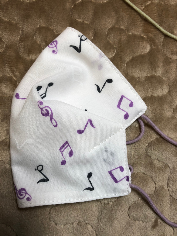 3枚セット　小学校高学年　さらし立体マスク　ガールズc 3枚目の画像