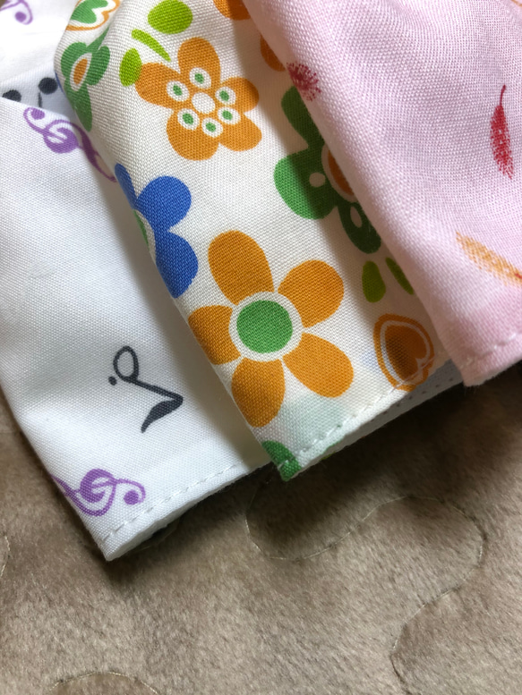 3枚セット　小学校高学年　さらし立体マスク　ガールズc 4枚目の画像