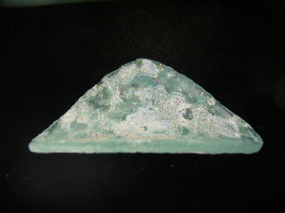 一点物！銀化した穴あきローマングラス（アフガニスタン産）２４ 3枚目の画像