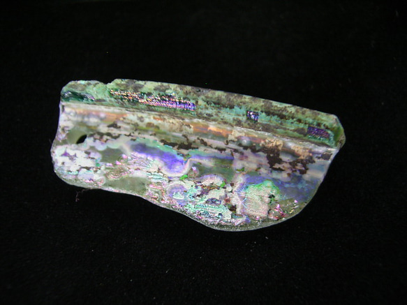 特価品！銀化した穴あきローマングラス（アフガニスタン産）１９ 1枚目の画像