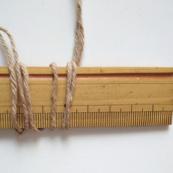 編み物、織物にも♪草木染め糸　クヌギ染め　綿　コットンバショウ　 2.4番手　１００g 3枚目の画像