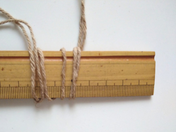 編み物、織物にも♪草木染め糸　クヌギ染め　綿　コットンバショウ　 2.4番手　１００g 3枚目の画像