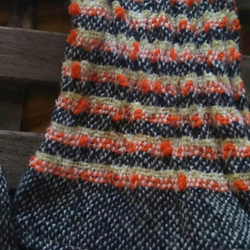 カシミヤ手織りアームウォーマー 　N45 3枚目の画像
