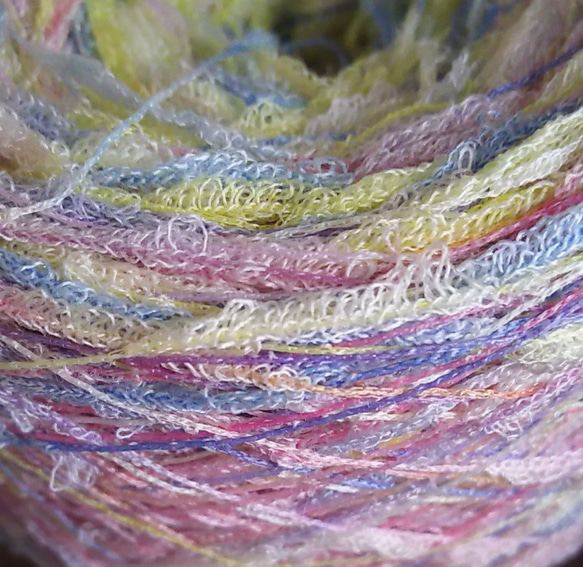 手染め糸 レインボー染めチュールヤーン 20g 毛糸 YouComfort 通販  