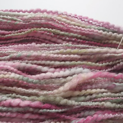 手染め羊毛　オリジナル手紡ぎ糸　レインボー染 コイルヤーン 38g　616 3枚目の画像