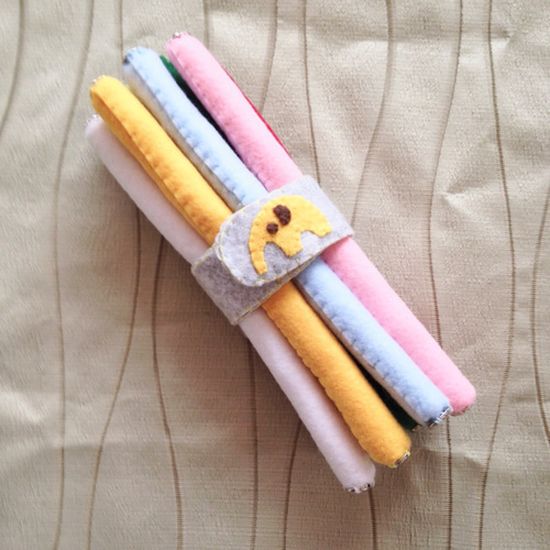 フェルトつなぎ 棒 知育 おもちゃ フェルト ハンドメイド おもちゃ 