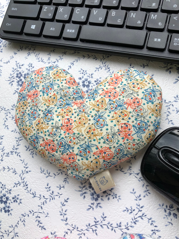 パソコン 手首クッション（リバティ・ブルーローズ） その他雑貨