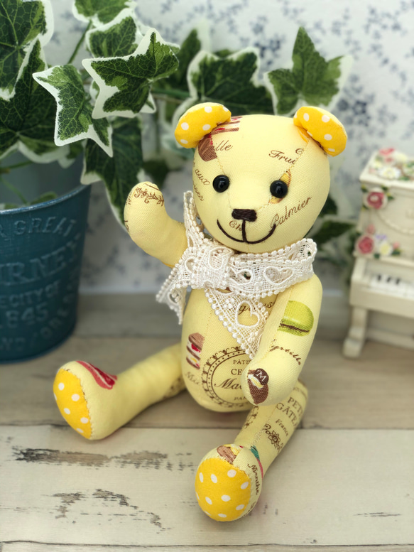 mini sweets teddy ミニスイーツテディ イエロー 8枚目の画像