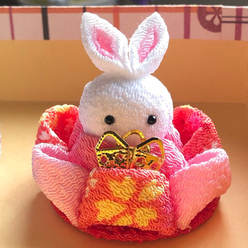 ① うさぎ お雛様 ちりめん細工 桃の節句 ひなまつり おひなさま ① うさぎ お雛様 ちりめん細工 桃の節句 ひなまつり おひなさま