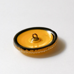 元気カラーのひまわりチェコガラスボタン 3枚目の画像