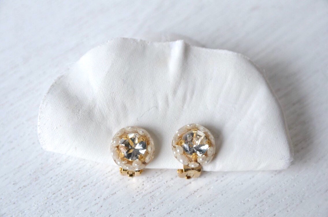 【受注生産】SWAROVSKI×pearl earring