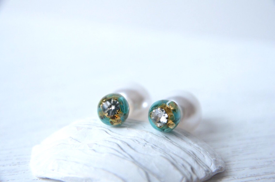 【受注生産】turquoise petit pierce
