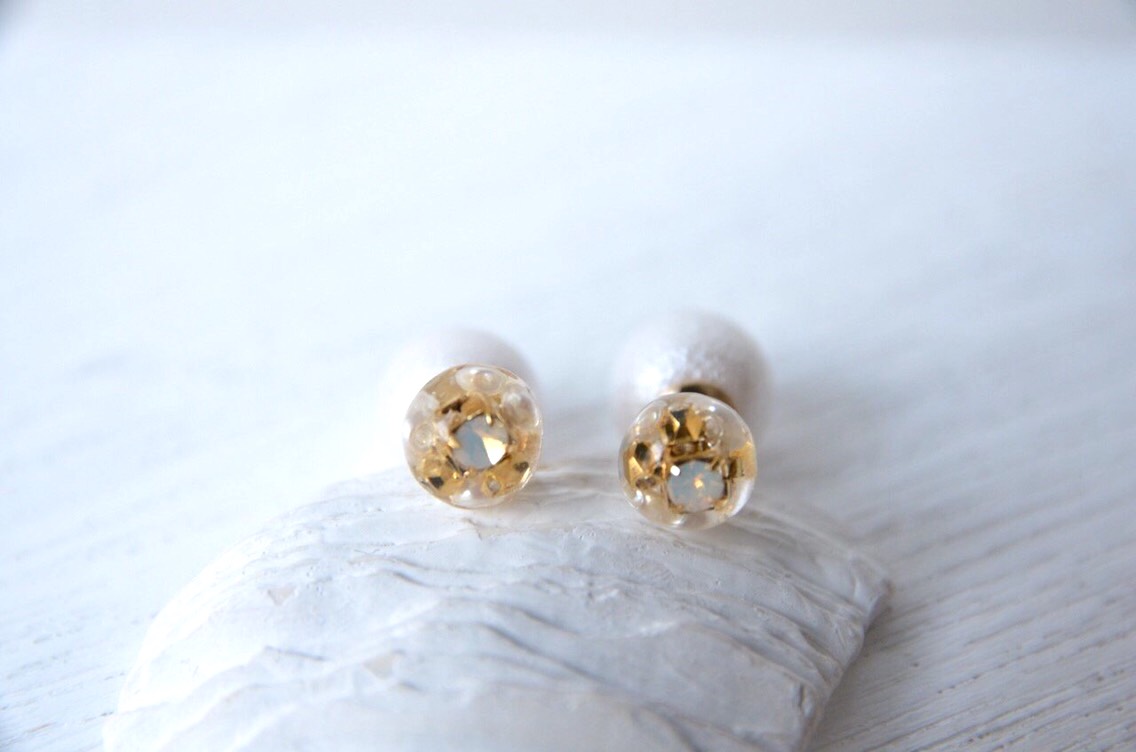 【受注生産】milk gold petit pierce