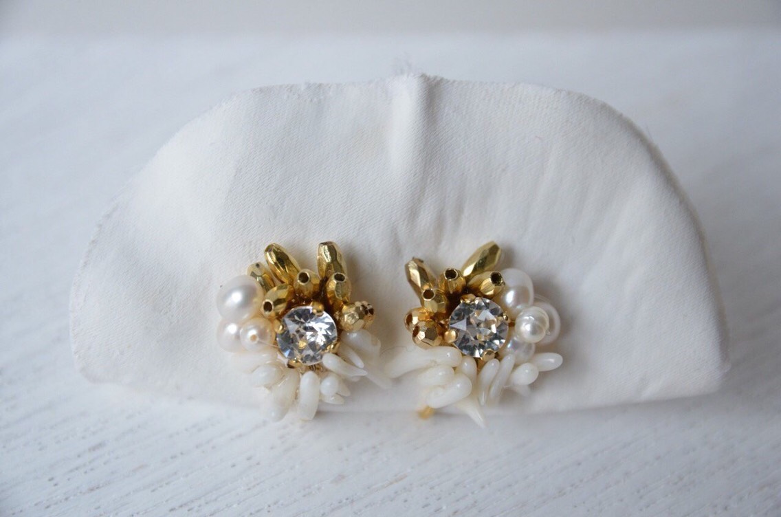 【受注生産】gold crystal Pierce＆earring