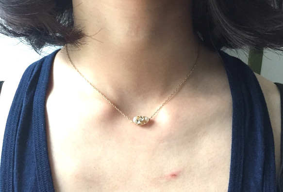 【受注生産】crystal petit necklace 3枚目の画像
