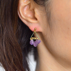 pink tourmaline pierce 3枚目の画像