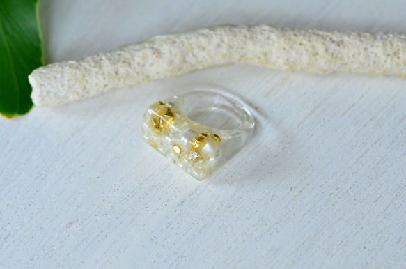 受注生産 pearl ring 1枚目の画像