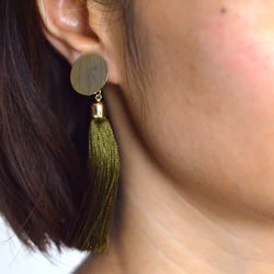 受注生産 fringe earring 3枚目の画像