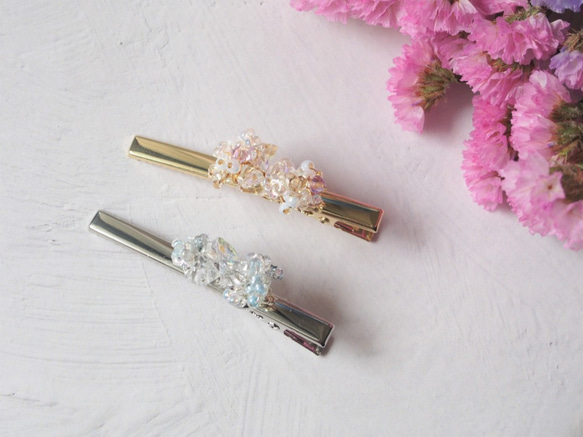 bouquet hair clip (gold) 2枚目の画像