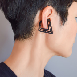 トラピーズ　イヤーカフ　片耳用！ 2枚目の画像