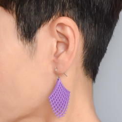 Fille耳環紫羅蘭耳環 第5張的照片