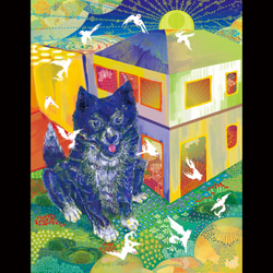 犬（イヌ） 絵画 のおすすめ人気通販｜Creema(クリーマ) 国内