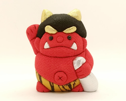 木目込人形 鬼 福を呼ぶ赤鬼くん その他人形 Saiga 通販 11143531