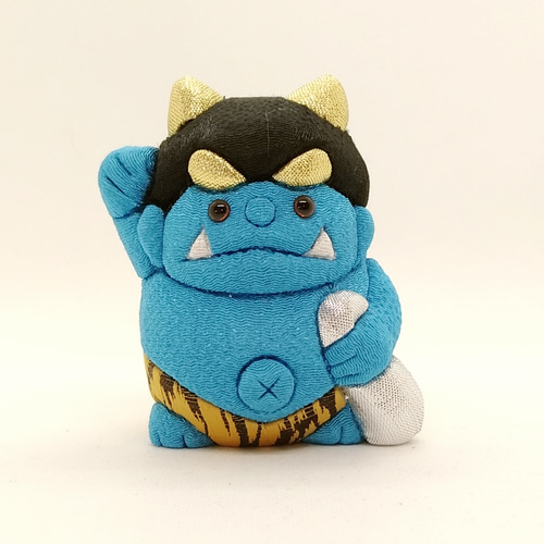 木目込人形 鬼 福を呼ぶ青鬼くん その他人形 Saiga 通販 11143573