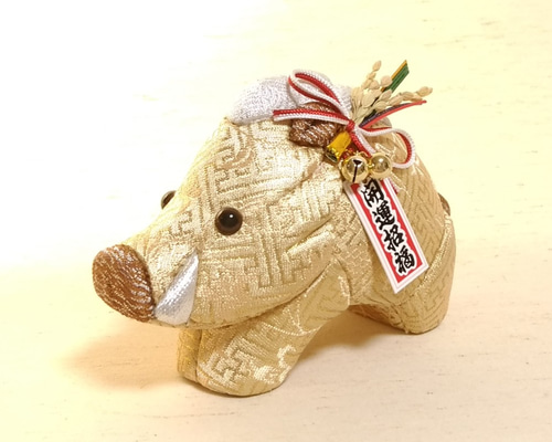 2019年干支「亥」木目込み人形材料・つつみ絵・押絵【人形の田辺】
