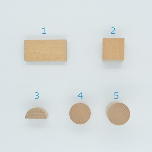 小さな大工さん 積み木遊びの基本的な形が入った積み木セット made in