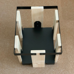 マガジン・新聞ストッカーnatural wood 4枚目の画像