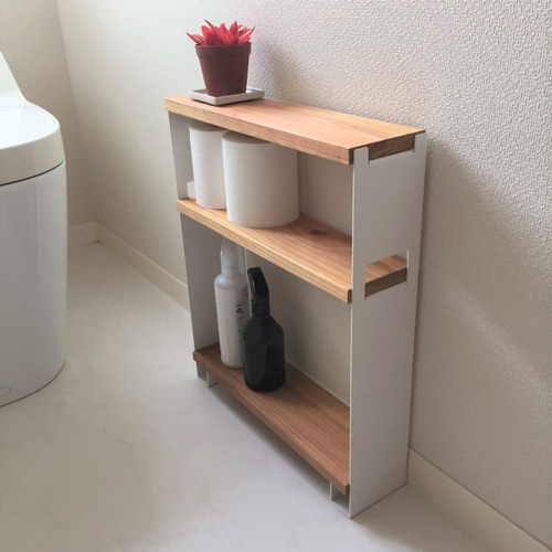 NEW】縦型のトイレ収納棚 目隠し扉付で便利! UN/W 完成品 バス NEW】縦型のトイレ収納棚 目隠し扉付で便利! UN/W 完成品 バス