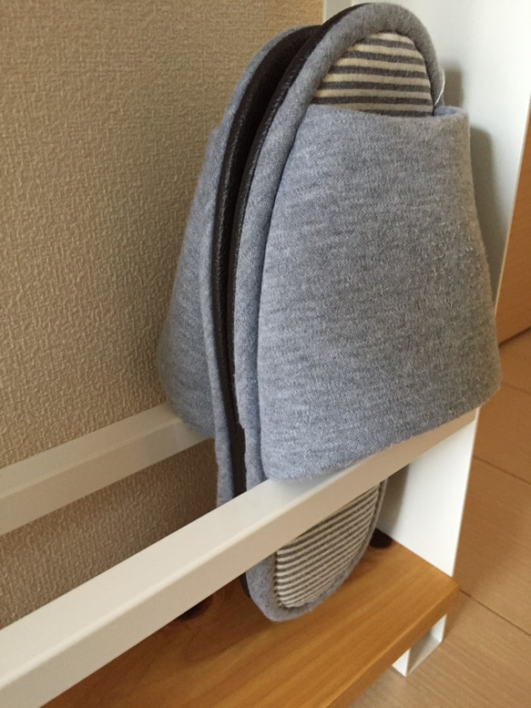 スリッパラック　３足用　ホワイト 4枚目の画像