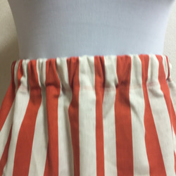 リネンのギャザースカート 2枚目の画像