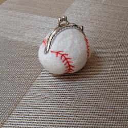 【受注製作】野球ボールがま口⚾ 7枚目の画像