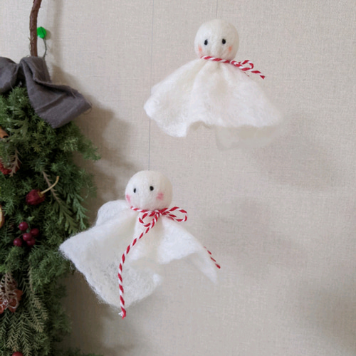 おうち時間を楽しもう☆てるてる坊主 2人分 気分が晴れる【手作り