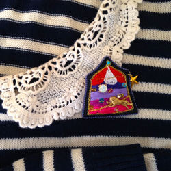 twilight circus ＜開演＞ ＊　embroideried brooch 4枚目の画像