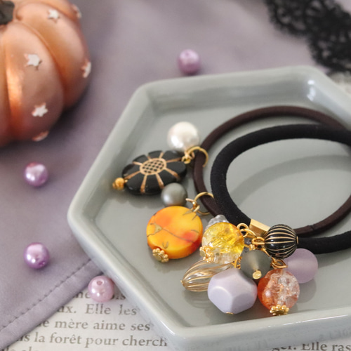 hazama 艷めく鼓動のヘアゴム2個セット hazama 艷めく鼓動のヘアゴム2個セット hazama 艷めく鼓動のヘアゴム2