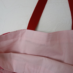 フラミンゴ×ピンク☆レッスンバック&シューズ袋二点セット 4枚目の画像