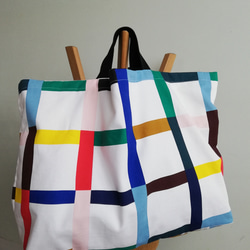 北欧風 2way Cotton Laundry bag~M~ 2枚目の画像