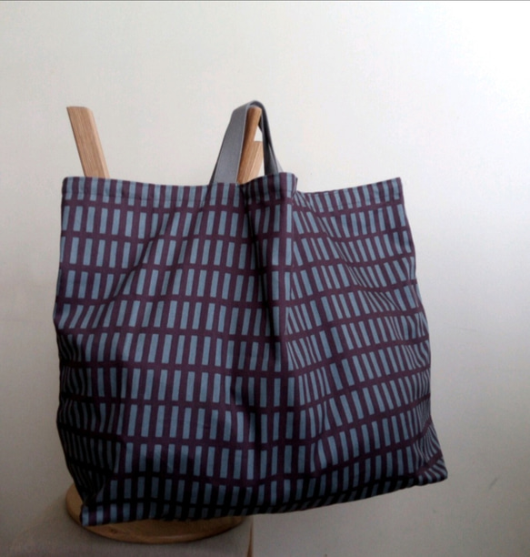 北欧風 2way Cotton Laundry bag~M~ 1枚目の画像