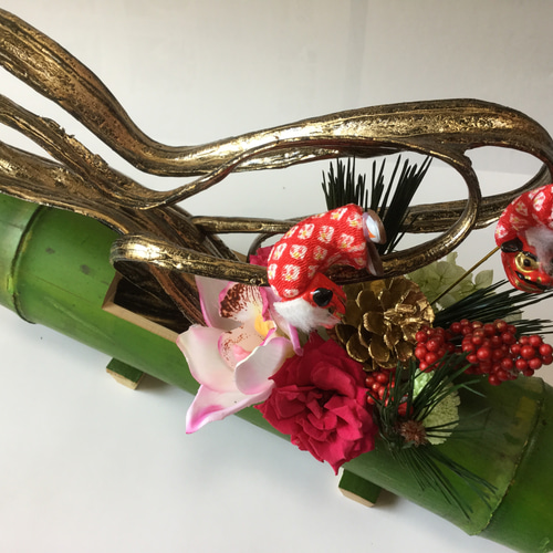 正月用　フラワーアレンジメント 楽天市場】【10/4-10/10 200円offクーポン】和風フラワー