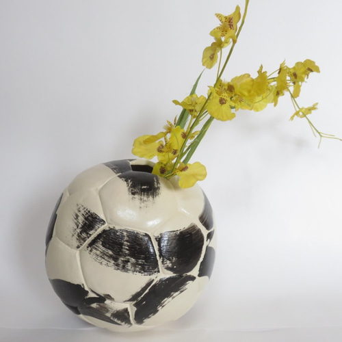 サッカーボール花器 一輪挿し・花瓶・花器 Lilyceramic®️ 通販
