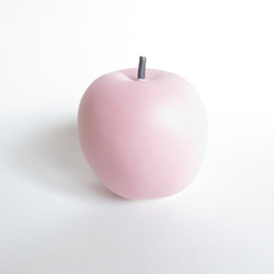 復刻版 桃色のりんご　ピンクマット釉 1枚目の画像
