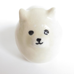 白色Shiba Inu的小雕像 第8張的照片