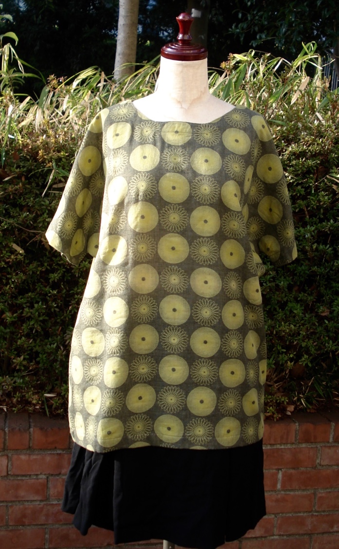 コットンダブルガーゼ　Heureuxグルグルグチュニック　カーキ 23,287円